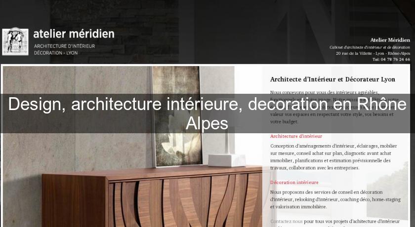 Design, architecture intérieure, decoration en Rhône Alpes Design, architecture intérieure, decoration en Rhône Alpes
