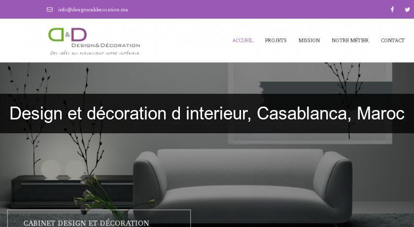 Design et décoration d'interieur, Casablanca, Maroc Design et décoration d'interieur, Casablanca, Maroc