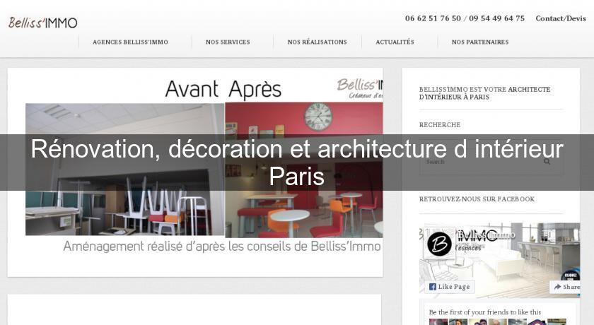 Rénovation, décoration et architecture d'intérieur Paris Rénovation, décoration et architecture d'intérieur Paris