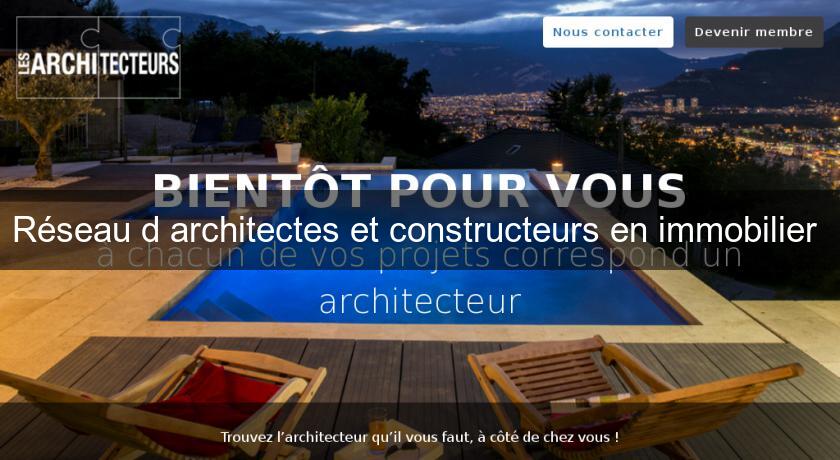 Réseau d'architectes et constructeurs en immobilier Réseau d'architectes et constructeurs en immobilier