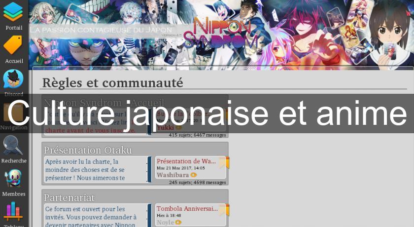 Culture japonaise et anime Culture japonaise et anime