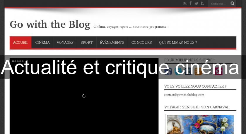 Actualité et critique cinéma Actualité et critique cinéma