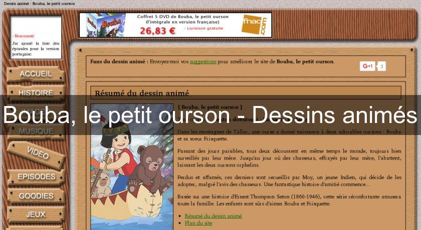 Bouba, le petit ourson - Dessins animés Bouba, le petit ourson - Dessins animés