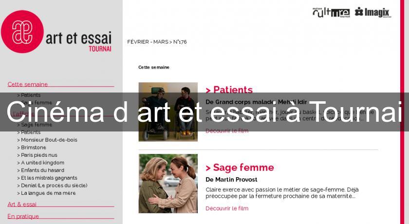 Cinéma d'art et essai à Tournai Cinéma d'art et essai à Tournai