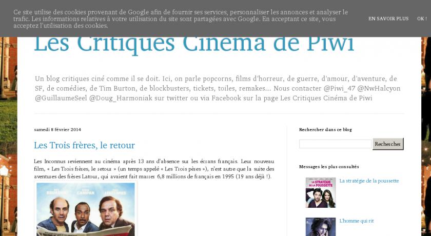Critiques ciné et bandes annonces Critiques ciné et bandes annonces