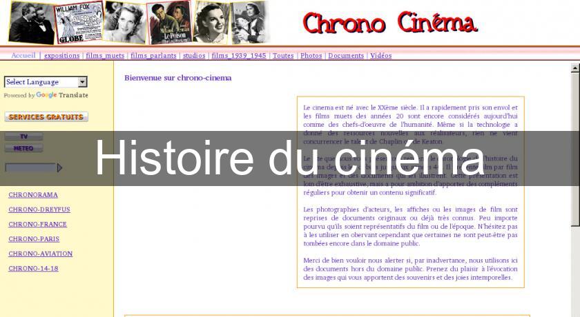 Histoire du cinéma Histoire du cinéma