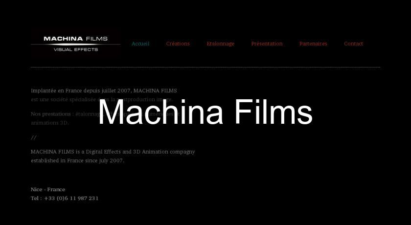 Machina Films Machina Films