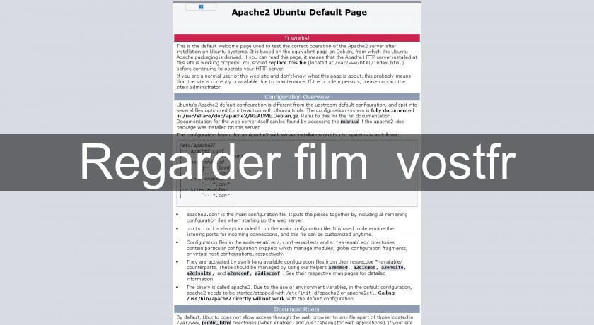 Regarder film vostfr Regarder film vostfr