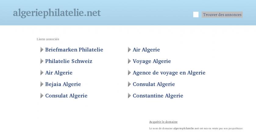 Algerie Philatelie - Timbres algérien Algerie Philatelie - Timbres algérien