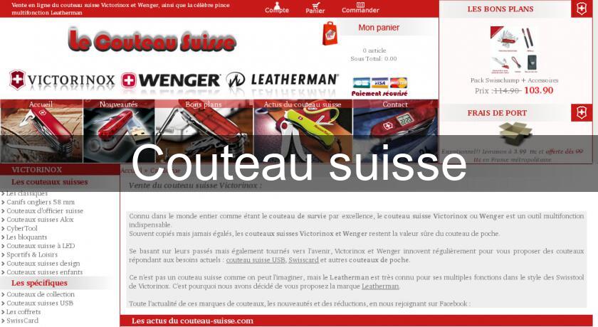 Couteau suisse Couteau suisse