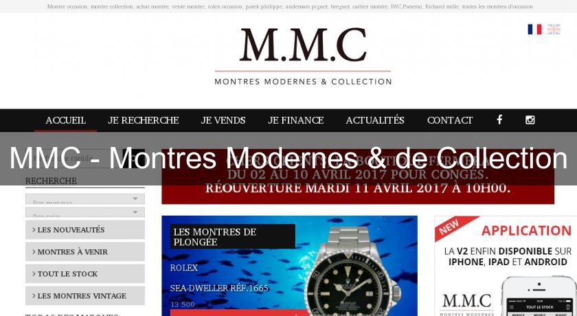 MMC - Montres Modernes & de Collection MMC - Montres Modernes & de Collection