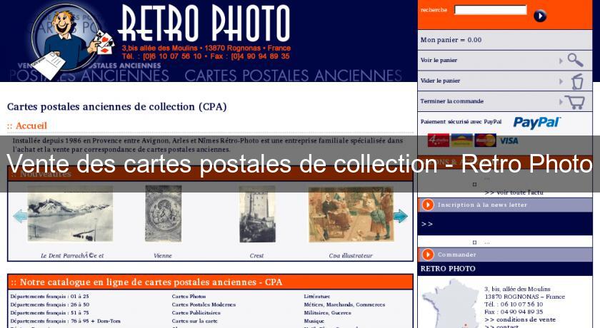 Vente des cartes postales de collection - Retro Photo Vente des cartes postales de collection - Retro Photo