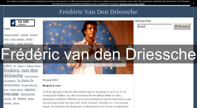Frédéric van den Driessche Frédéric van den Driessche