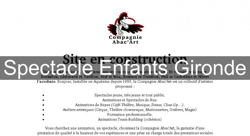Spectacle Enfants Gironde Spectacle Enfants Gironde
