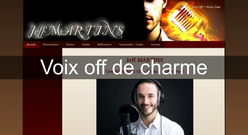 Voix off de charme Voix off de charme