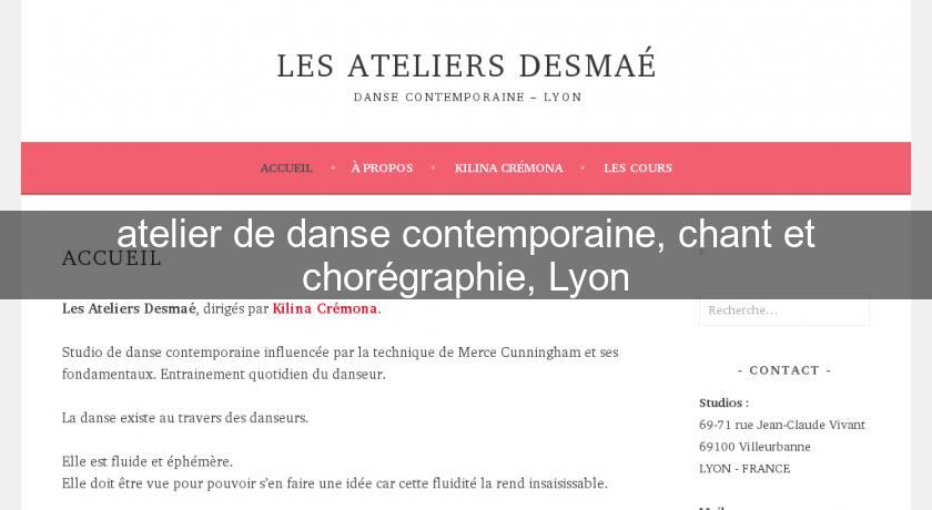 atelier de danse contemporaine, chant et chorégraphie, Lyon atelier de danse contemporaine, chant et chorégraphie, Lyon