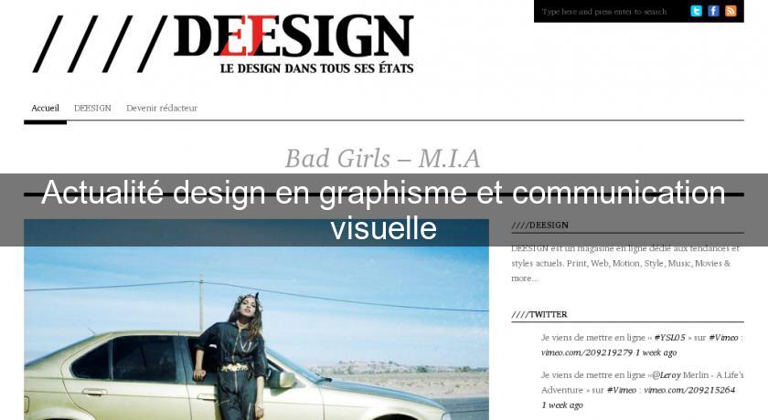 Actualité design en graphisme et communication visuelle Actualité design en graphisme et communication visuelle