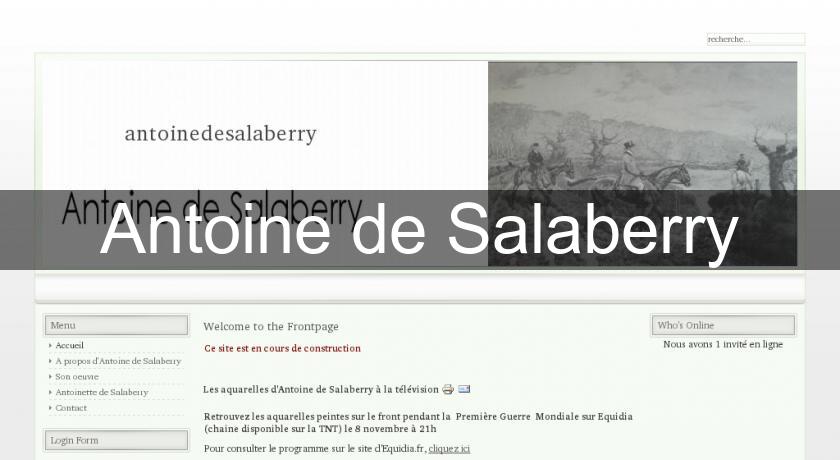 Antoine de Salaberry Antoine de Salaberry