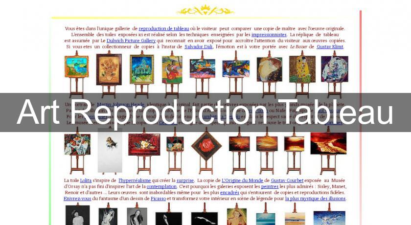 Art Reproduction Tableau Art Reproduction Tableau