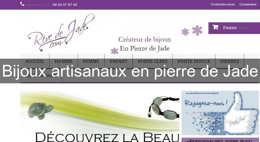 Bijoux artisanaux en pierre de Jade Bijoux artisanaux en pierre de Jade