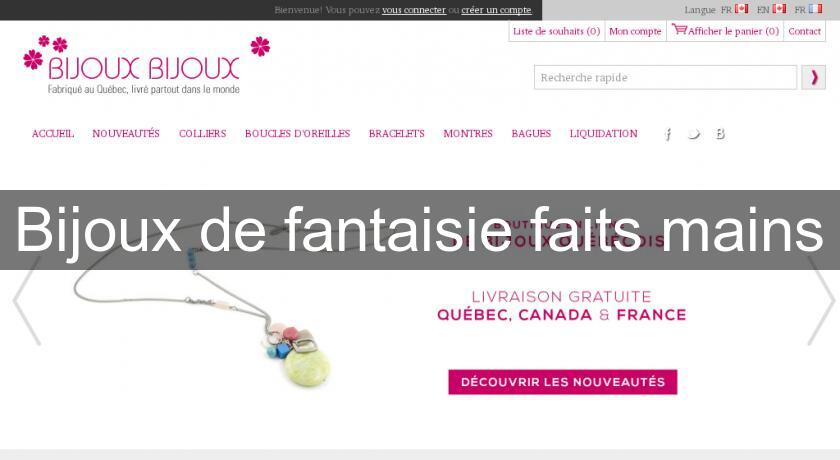 Bijoux de fantaisie faits mains Bijoux de fantaisie faits mains