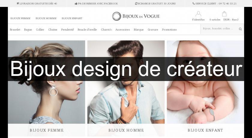 Bijoux design de créateur Bijoux design de créateur