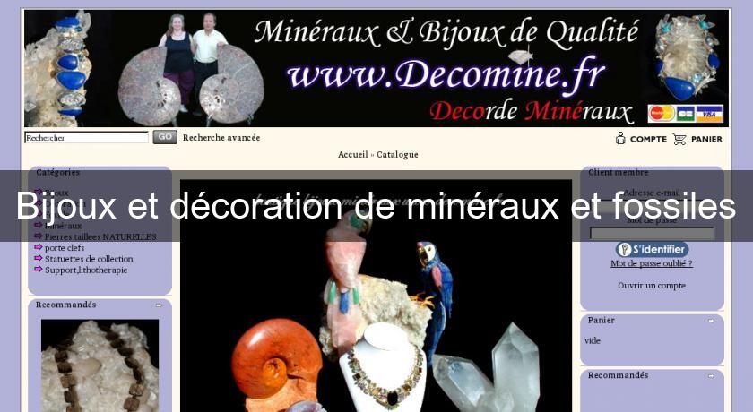 Bijoux et décoration de minéraux et fossiles Bijoux et décoration de minéraux et fossiles