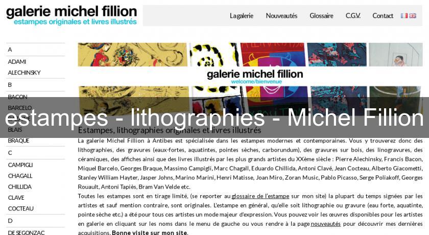 estampes - lithographies - Michel Fillion estampes - lithographies - Michel Fillion