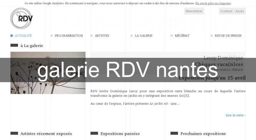 galerie RDV nantes galerie RDV nantes