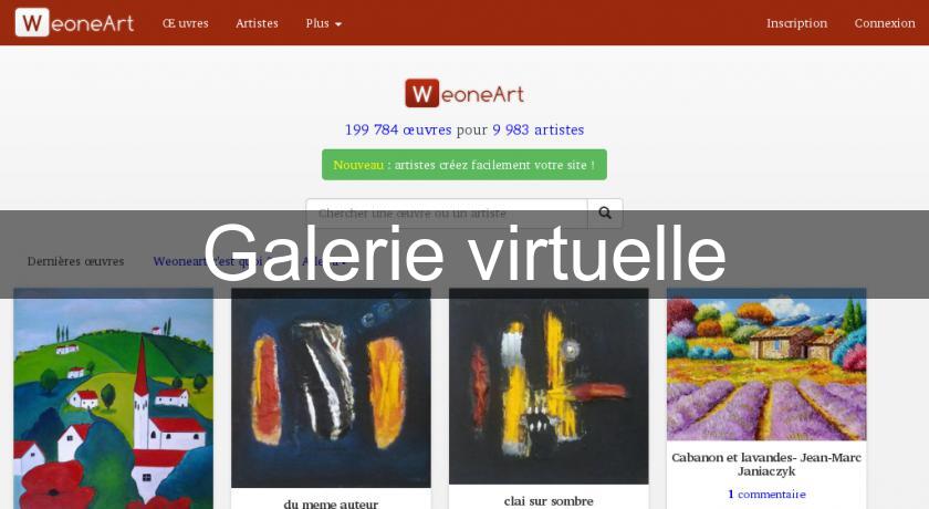Galerie virtuelle Galerie virtuelle