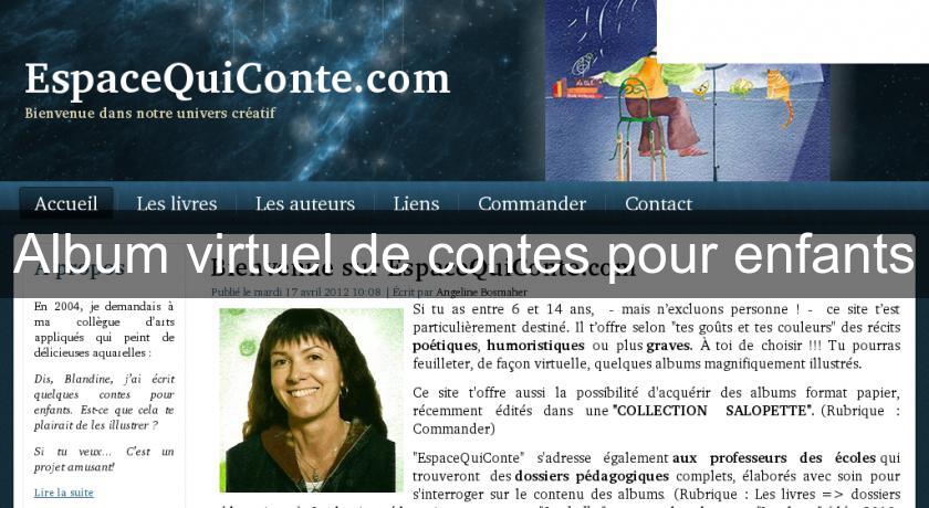 Album virtuel de contes pour enfants Album virtuel de contes pour enfants