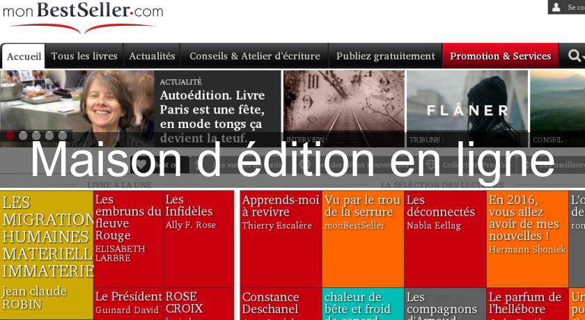 Maison d'édition en ligne Maison d'édition en ligne