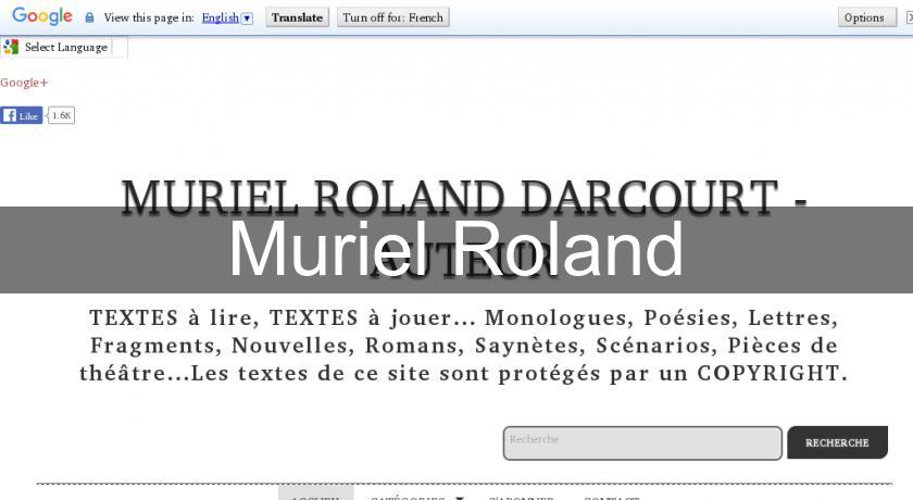 Muriel Roland Muriel Roland
