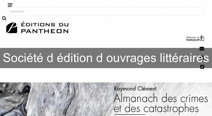 Société d'édition d'ouvrages littéraires Société d'édition d'ouvrages littéraires
