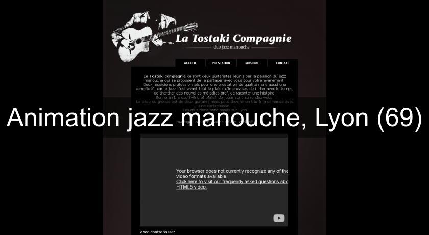 Animation jazz manouche, Lyon (69) Animation jazz manouche, Lyon (69)