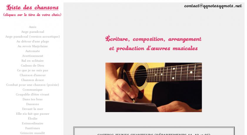 Auteur compositeur de chansons françaises Auteur compositeur de chansons françaises