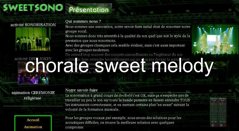 chorale sweet melody chorale sweet melody