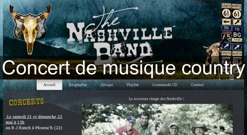 Concert de musique country Concert de musique country