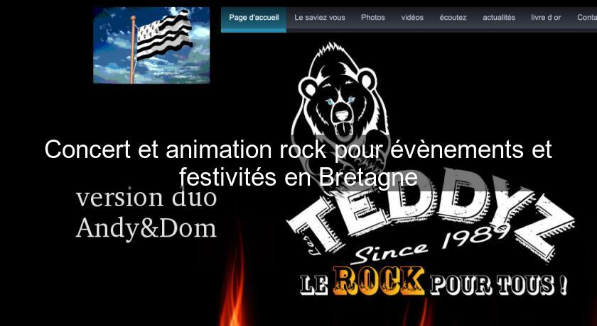 Concert et animation rock pour évènements et festivités en Bretagne Concert et animation rock pour évènements et festivités en Bretagne