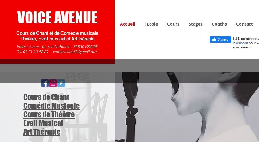 Cours de Chant à Issoire, Guitare et Théâtre Cours de Chant à Issoire, Guitare et Théâtre