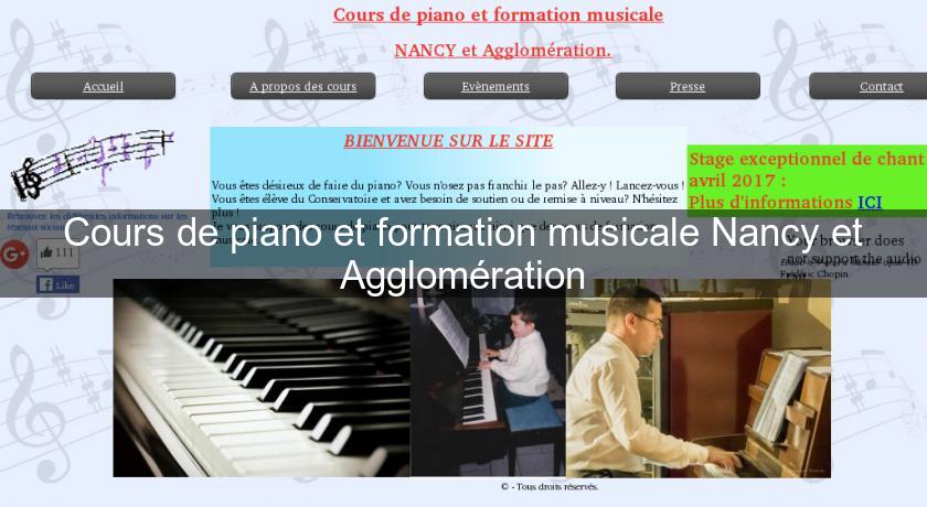 Cours de piano et formation musicale Nancy et Agglomération Cours de piano et formation musicale Nancy et Agglomération