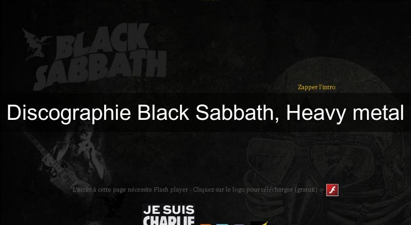 Discographie Black Sabbath, Heavy metal Discographie Black Sabbath, Heavy metal