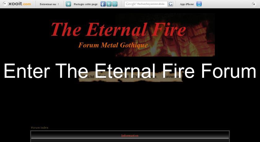 Enter The Eternal Fire Forum Enter The Eternal Fire Forum