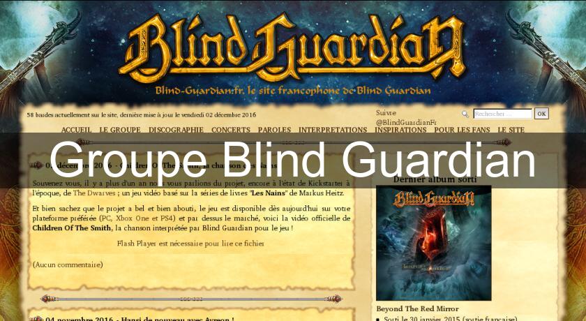 Groupe Blind Guardian Groupe Blind Guardian