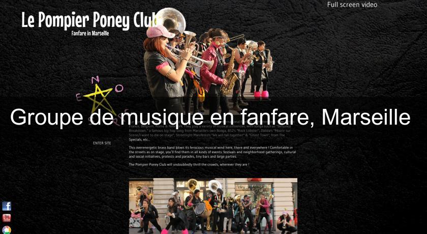 Groupe de musique en fanfare, Marseille Groupe de musique en fanfare, Marseille