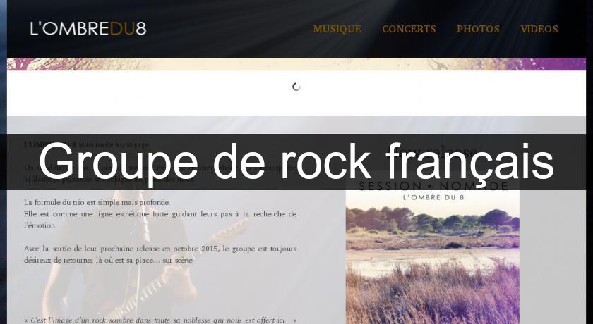 Groupe de rock français Groupe de rock français