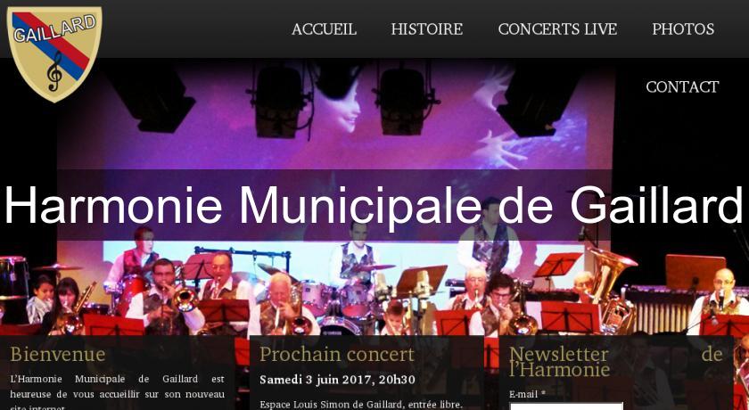 Harmonie Municipale de Gaillard Harmonie Municipale de Gaillard