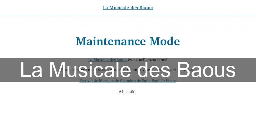 La Musicale des Baous La Musicale des Baous