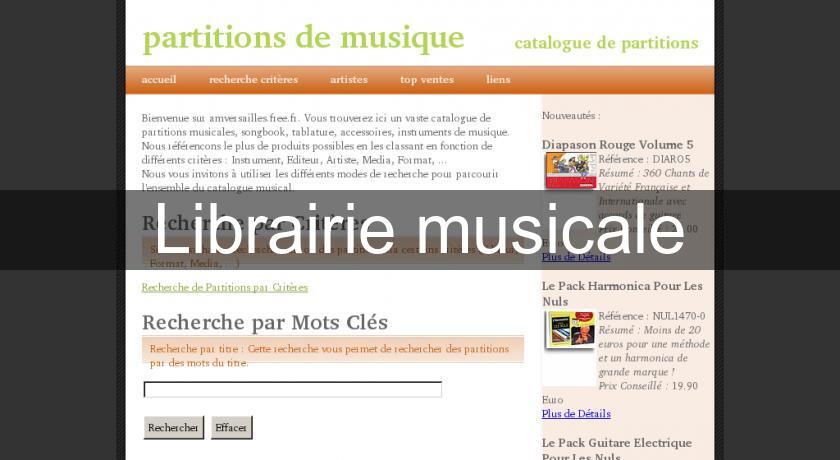 Librairie musicale Librairie musicale