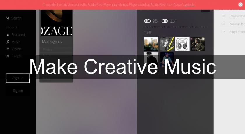 Make Creative Music Make Creative Music